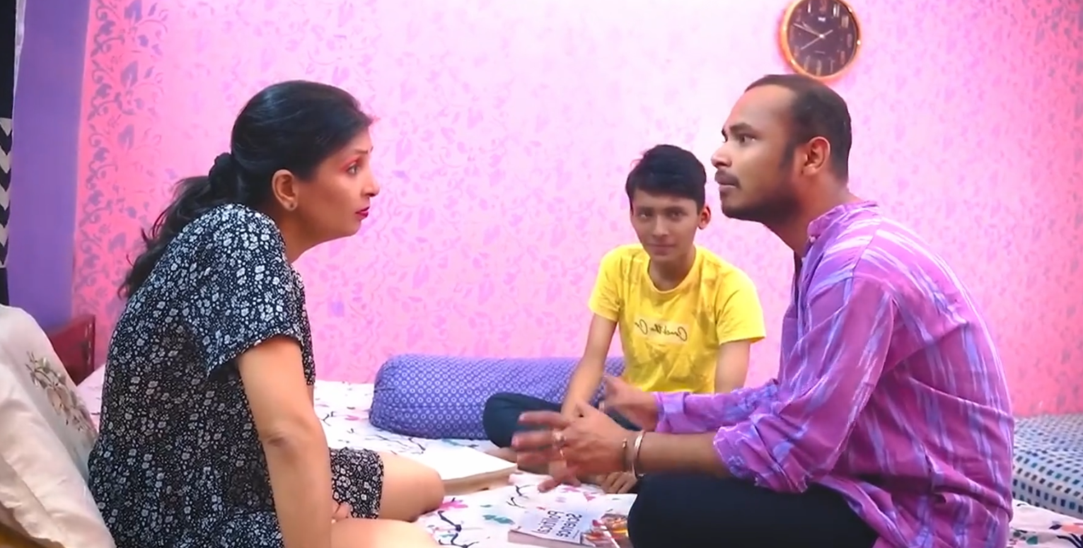 Desi Step Mom teaches her Step son How to Fuck and get threesome Fucking Experience with a Teacher